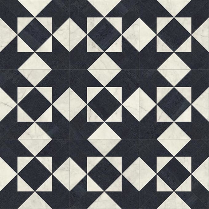 Victorian Star Otto | DC471 | Victorian style floor tiles for your